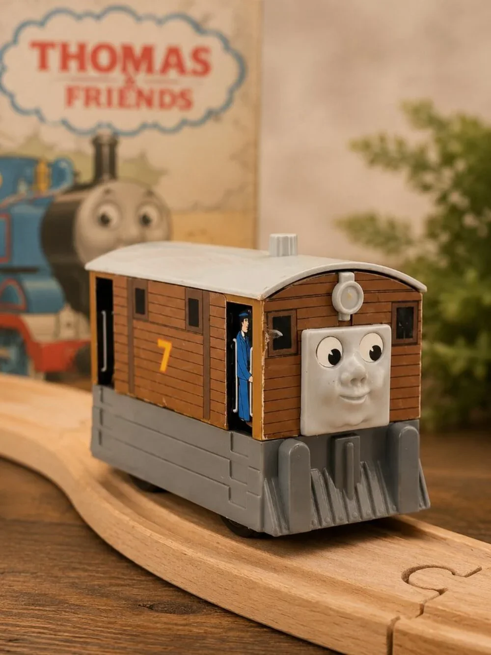 Vintage 1992 Thomas & Friends Toby Tram Engine Nylint Britt Allcroft